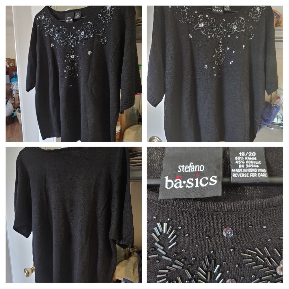 Stefano Ba*sics embroidered sweater